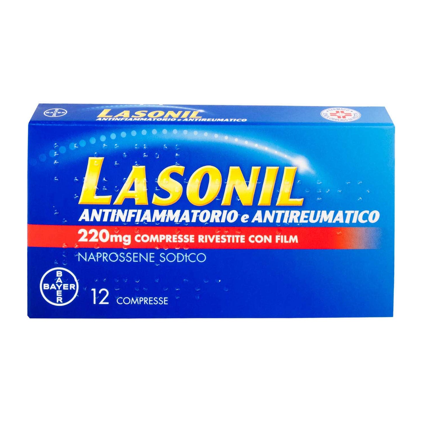 LASONIL ANTIINFLAMM 220 MG FILM-COATED TABLETS 12 TABLETS