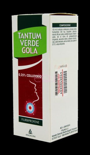 TANTUM VERDE GOLA "250 MG/100 ML MOUTHWASH" 160 ML BOTTLE
