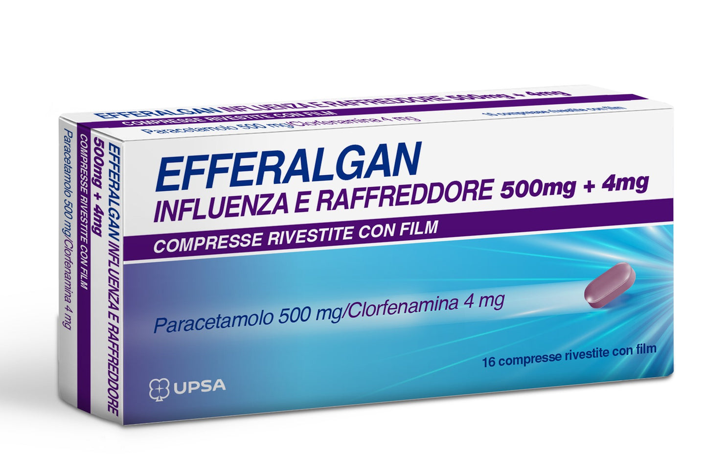 EFFERALGAN INFLUENZA ER 500 MG + 4 MG FILM-COATED TABLETS 16 TABLETS IN AL/PVC/AL/OPA BLISTER