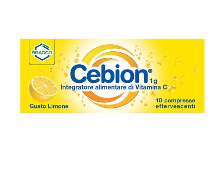 CEBION EFFERVESCENT VITAMIN C LEMON 10 TABLETS