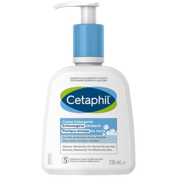 CETAPHIL MOISTURIZING FOAMING CREAM CLEANSER 236 ML