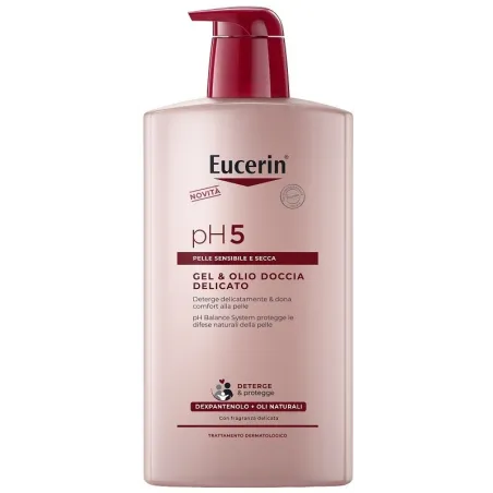 EUCERIN GENTLE SHOWER GEL & OIL 1 LITER