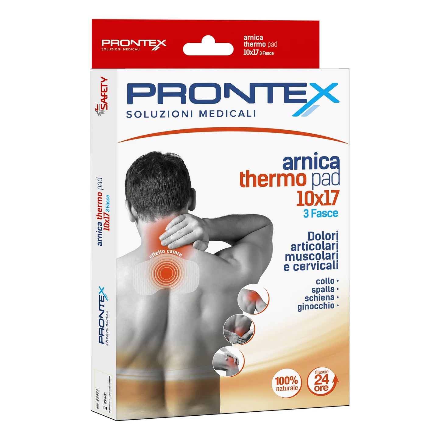 Fascia prontex arnica thermo pad 10 x 17 3 pezzi