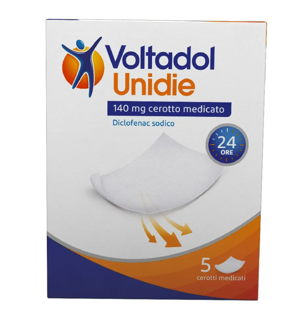 VOLTADOL UNIDIE 140 MG MEDICATED PATCHES 10 PATCHES IN PAPER/PE/AL/EAA SACHET