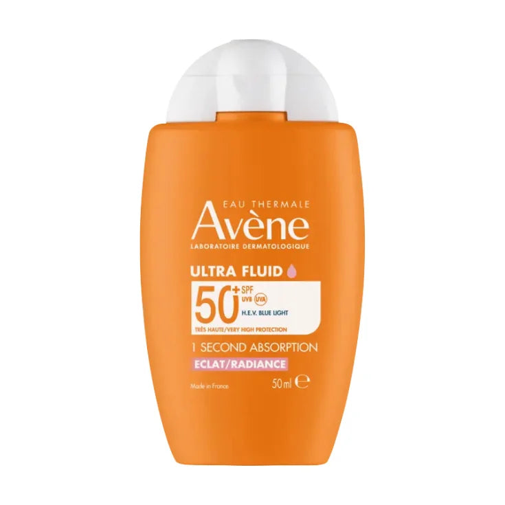 Eau thermale avene solare ultra fluid luminosita' spf 50+ 50ml