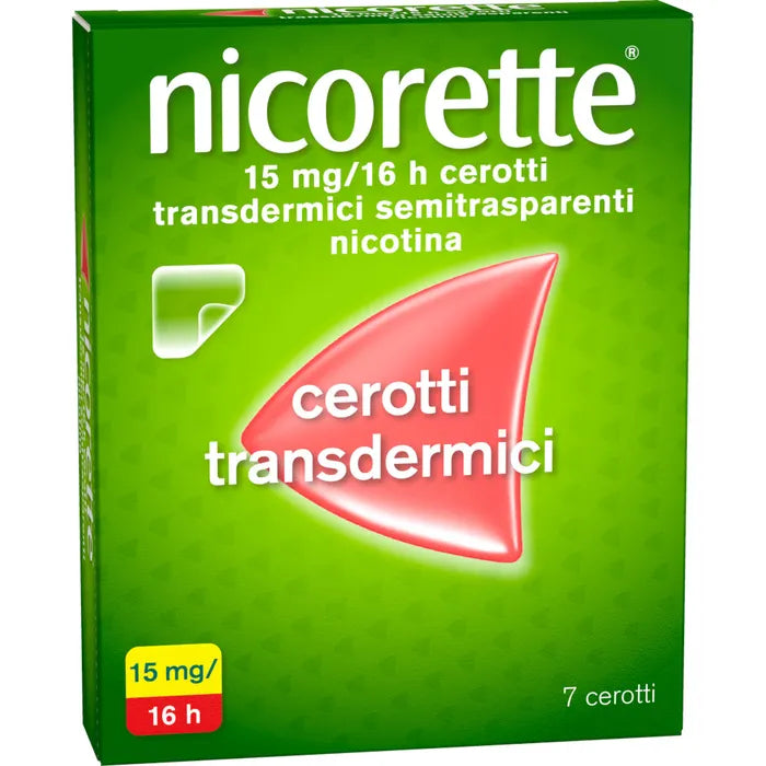 NICORETTE 15 MG/16H TRANSDERMAL PATCHES 7 SEMI-TRANSPARENT PAPER-PET-AL-COCOEX PATCHES