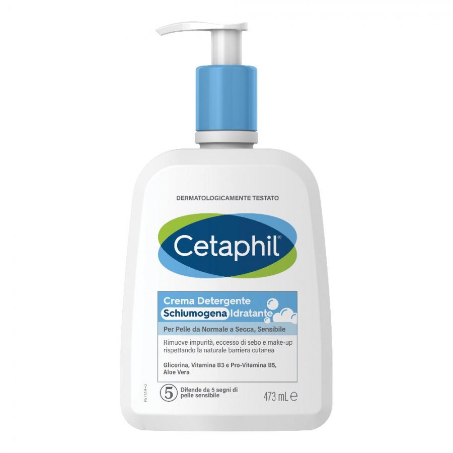 CETAPHIL MOISTURIZING FOAMING CREAM CLEANSER 473 ML