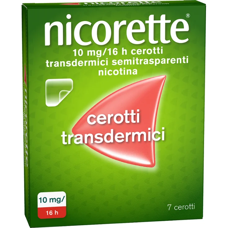 NICORETTE 10 MG/16H TRANSDERMAL PATCHES 7 SEMI-TRANSPARENT PAPER-PET-AL-COCOEX PATCHES