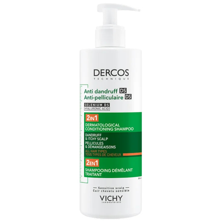 DERCOS TECHNIQUE ANTI DANDRUFF SHAMPOO 2IN1 400 ML