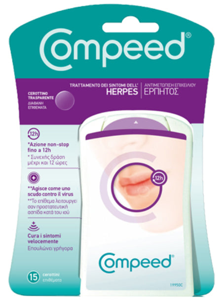 COMPEED COLD SORE TREATMENT 15 PIECES