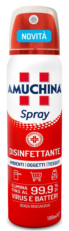AMUCHINA SPRAY FOR ENVIRONMENTS, OBJECTS, FABRICS 100 ML