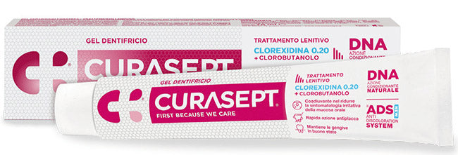 CURASEPT GEL TOOTHPASTE ADS DNA SOOTHING TREATMENT 75 ML