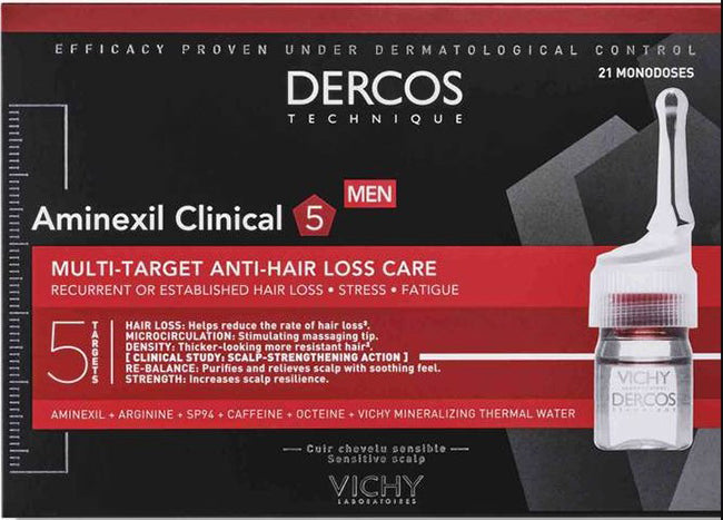 DERCOS AMINEXIL MAN 12 VIALS 6 ML