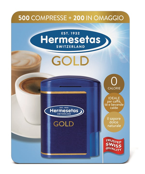 HERMESETAS GOLD 500+200 TABLETS 35 G