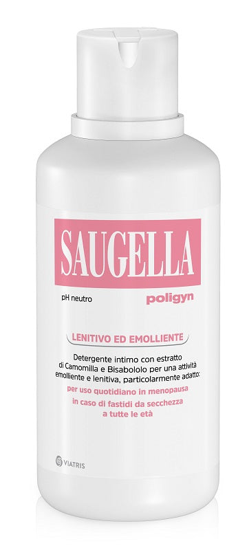 SAUGELLA POLIGYN PH NEUTRAL SOOTHING AND EMOLLIENT INTIMATE CLEANSER 500 ML