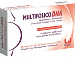 MULTIFOLICO DHA 30 CAPSULE + 30 COMPRESSE