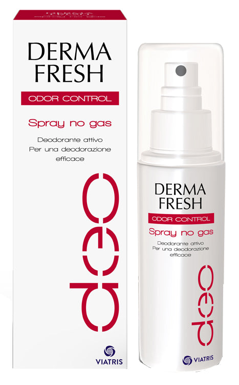 DERMAFRESH ODOR CONTROL SPRAY NO GAS DEODORANT 100 ML
