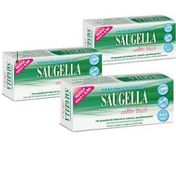 SAUGELLA COTTON TOUCH INTERNAL SANITARY PADS SUPER 16 PIECES PRICE CUT