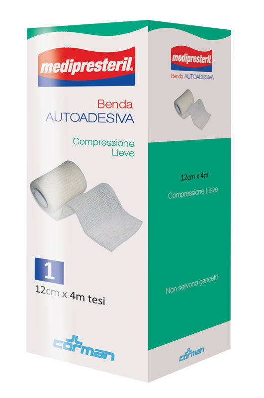 MEDIPRESTERIL SELF-ADHESIVE BANDAGE 12X400 CM 1 PIECE