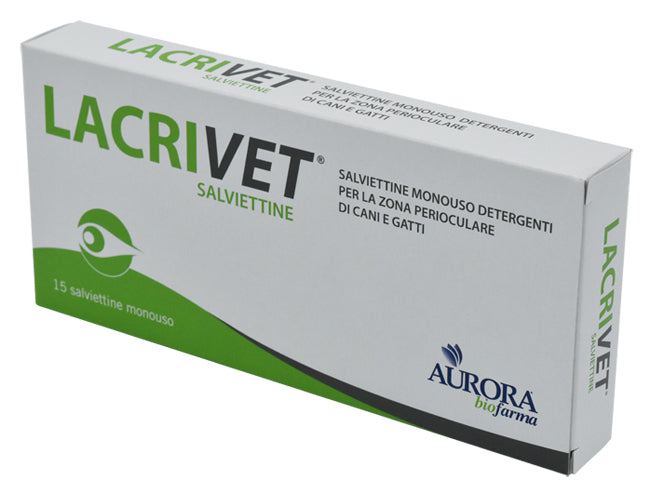 LACRIVET WIPES 15 PIECES