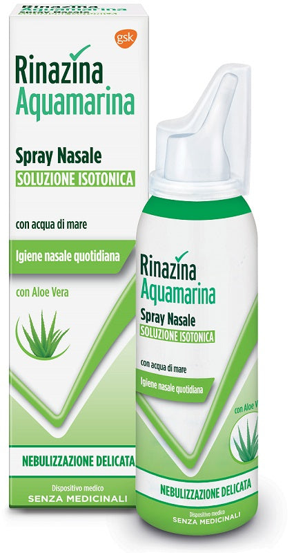 RINAZINA AQUAMARINA ISOTONIC ALOE SPRAY DELICATE NEBULIZATION 100 ML