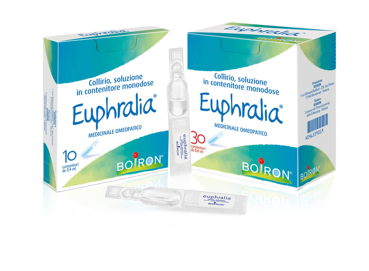 EUPHRALIA EYE DROPS SOLUTION SINGLE-DOSE CONTAINER 30 LDPE CONTAINERS OF 0.4 ML
