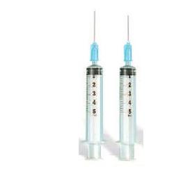 SYRINGE 10 ML NEEDLE GAUGE 22 NUMBER 12 CENTRAL CONE 1 PIECE