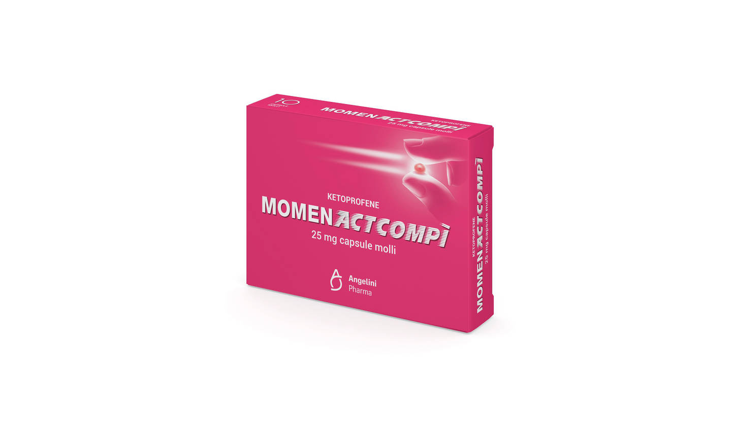 MOMENACTCOMPI' 25 MG SOFT CAPSULES 10 CAPSULES IN PVC-PVDC/AL BLISTER
