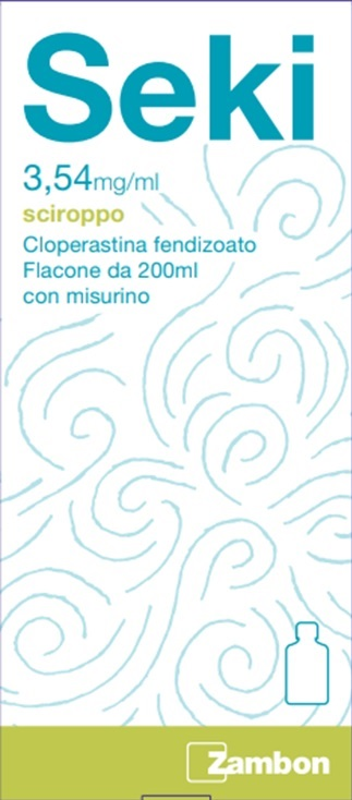 SEKI 3.54 MG/ML SYRUP 1 BOTTLE 200 ML WITH DISPENSING GLASS