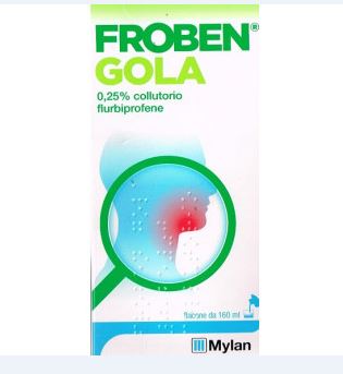 FROBEN GOLA "0.25% MOUTHWASH" 160 ML BOTTLE"