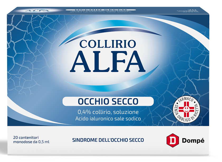 COLLIRIO ALFA OCCHIO SEC "0,4% COLLIRIO, SOLUZIONE"20 CONTENITORI MONODOSE DA 0,5 ML"