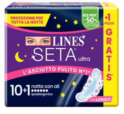 LINES SETA ULTRA ABSORBENT NIGHT CP 10+1 PIECES
