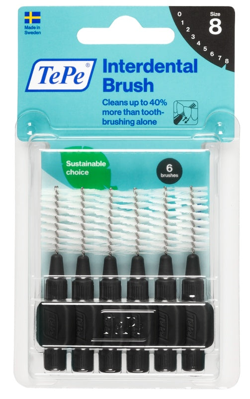 TEPE INTERDENTAL BRUSH BLACK 1.5MM 6 PIECES