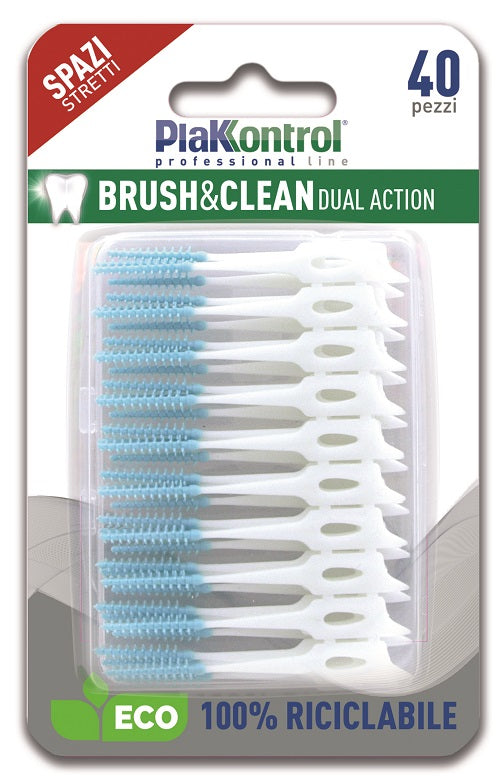 PLAKKONTROL BRUSH & CLEAN CLEANERS FOR NARROW SPACES 40 PIECES