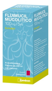 FLUIMUCIL MUCOL CHILDREN 100 MG/5 ML SYRUP 1 GLASS BOTTLE OF 200 ML WITH DISPENSING GLASS