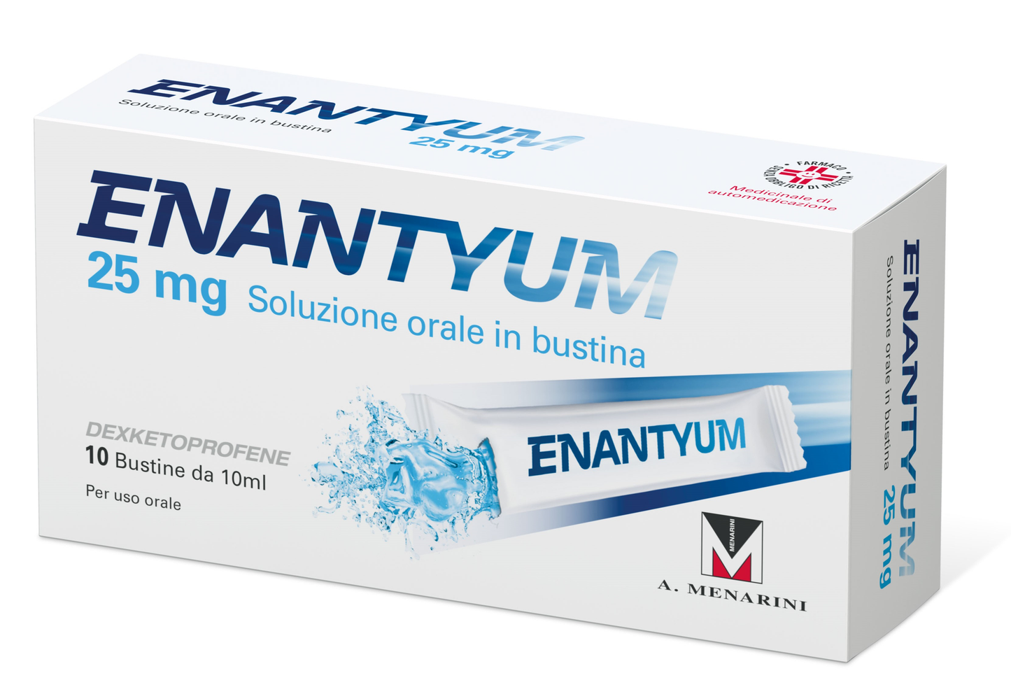 ENANTYUM 25 MG ORAL SOLUTION IN SACHET 10 SINGLE-DOSE SACHETS IN PES/AL/LDPE OF 10 ML