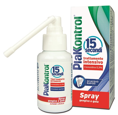 PLAKKONTROL 15 SECONDS SPRAY MOUTHWASH 50 ML