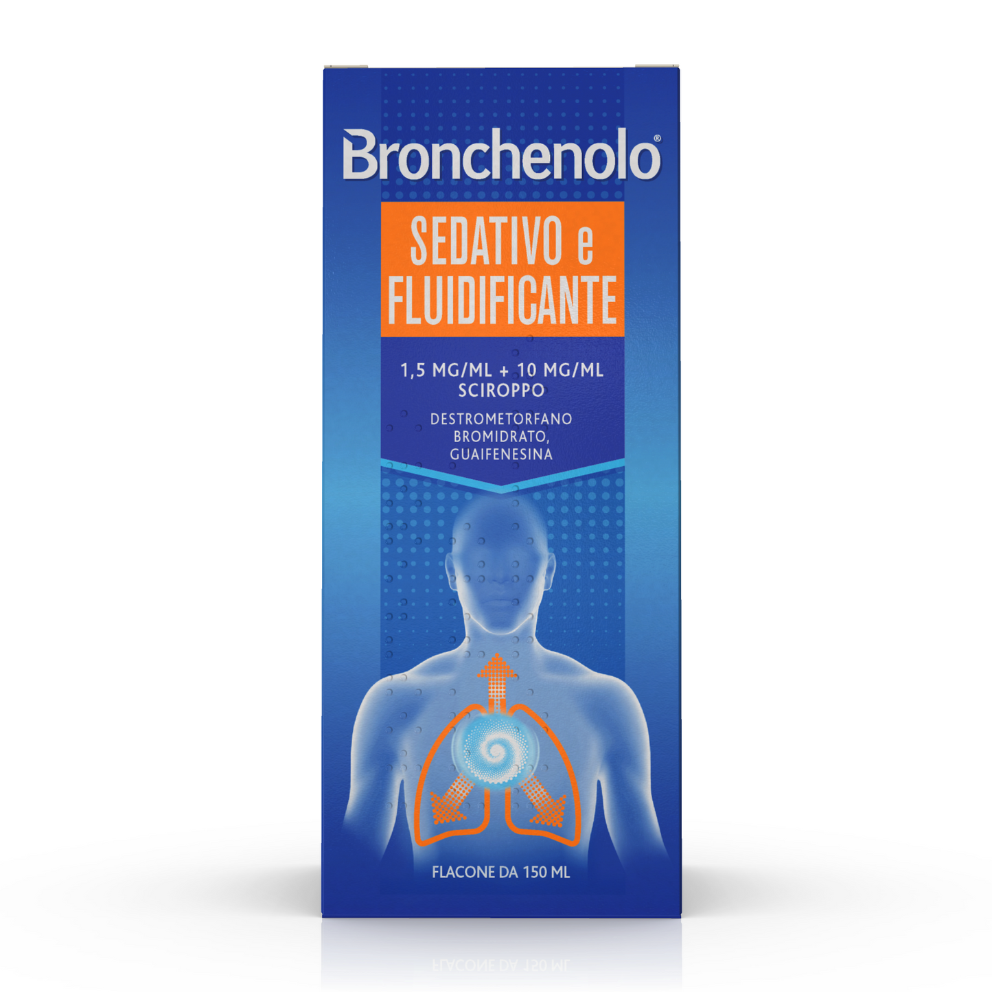 BRONCHENOLO SED FLUI "1.5 MG/ML + 10 MG/ML SYRUP" 150 ML BOTTLE