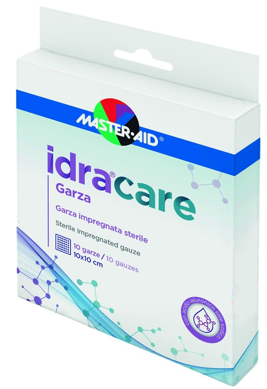 MASTER-AID IDRACARE IMPREGNATED GAUZE 10X10 CM 10 PIECES