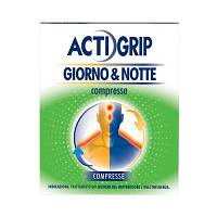 ACTIGRIP GIORNO&NOTTE "500 MG + 60 MG COMPRESSE"12 COMPRESSE GIORNO +"500 MG + 25 MG COMPRESSE"4 COMPRESSE NOTTE"