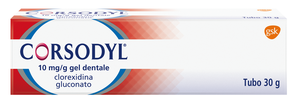 CORSODYL "1G/100G DENTAL GEL" 1 TUBE 30G"