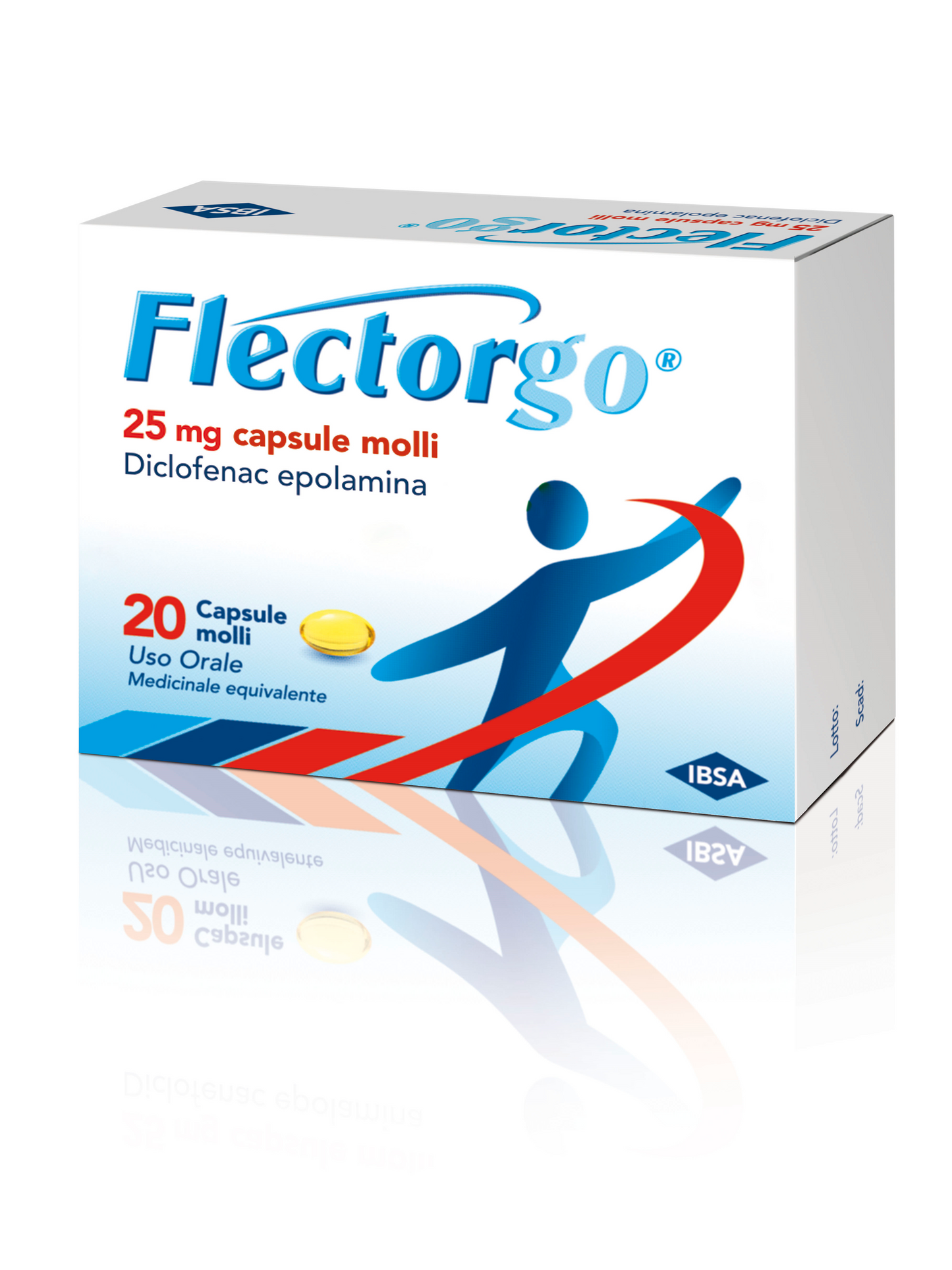 FLECTORGO 25 MG SOFT CAPSULES 20 CAPSULES IN PVC/PE/PVDC/AL BLISTER