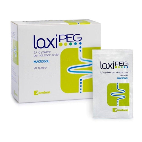 LAXIPEG "9.7 G POWDER FOR ORAL SOLUTION" 20 SACHETS OF 10 G"