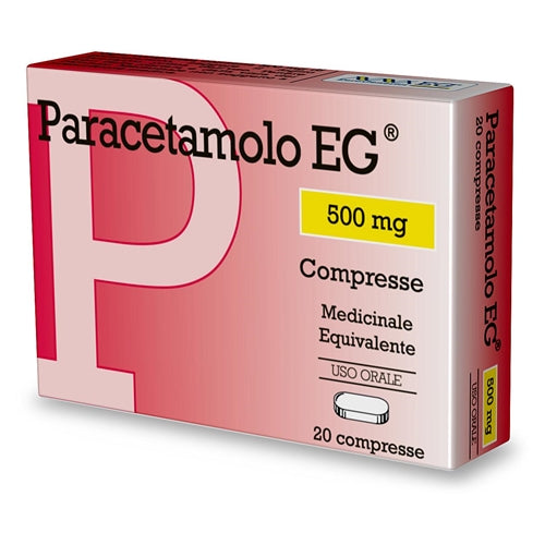PARACETAMOLO EG "500 MG COMPRESSE"20 COMPRESSE IN BLISTER PVC/AL"
