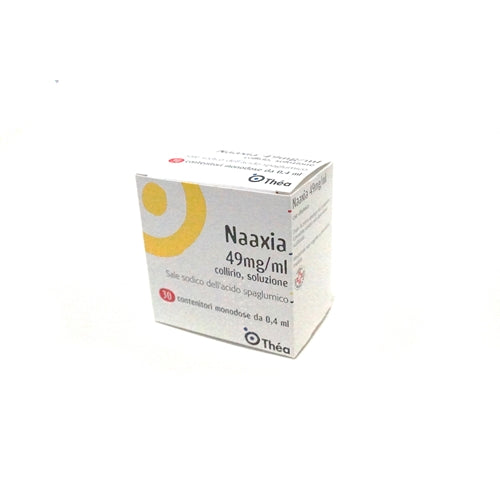 NAAXIA "49 MG/ML EYE DROPS, SOLUTION" 30 SINGLE-DOSE CONTAINERS"