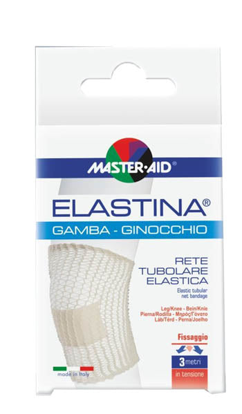 MASTER-AID ELASTIN HYPOALLERGENIC ELASTIC TUBULAR NET LEG/KNEE 3 MT IN TENSION 5 CM CALIBER