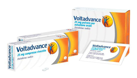VOLTADVANCE 25 MG FILM-COATED TABLETS 10 TABLETS IN OPA/AL/PVC/AL BLISTER