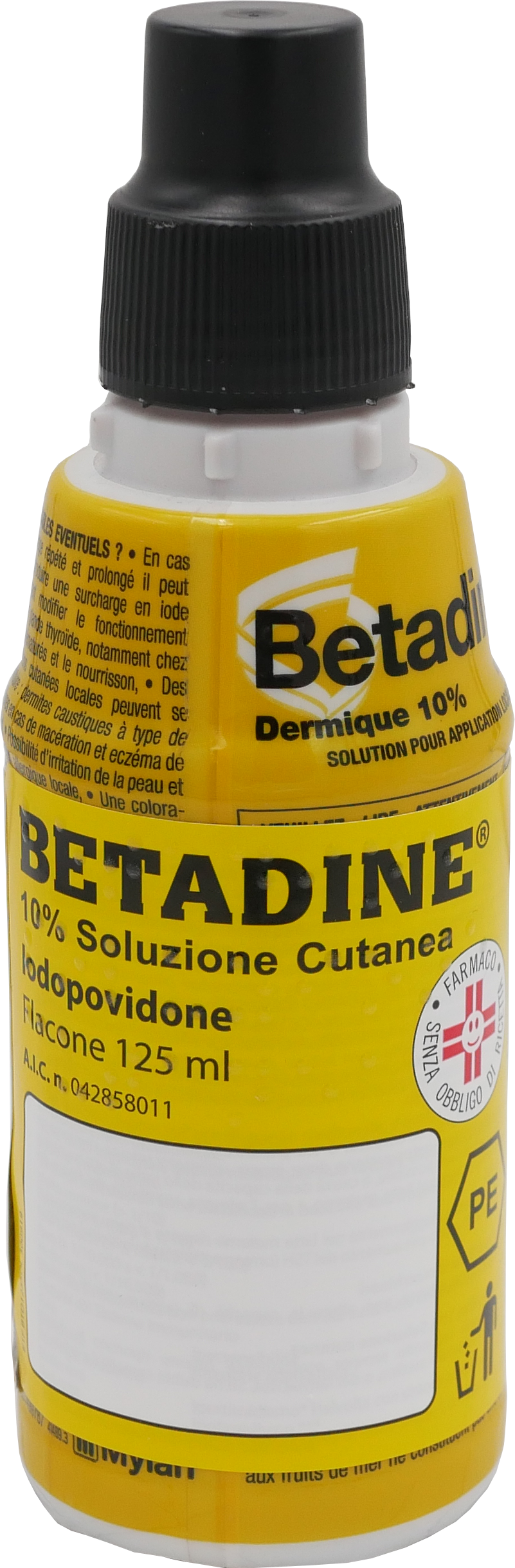 BETADINE "10% SOLUZIONE CUTANEA"FLACONE 125 ML"