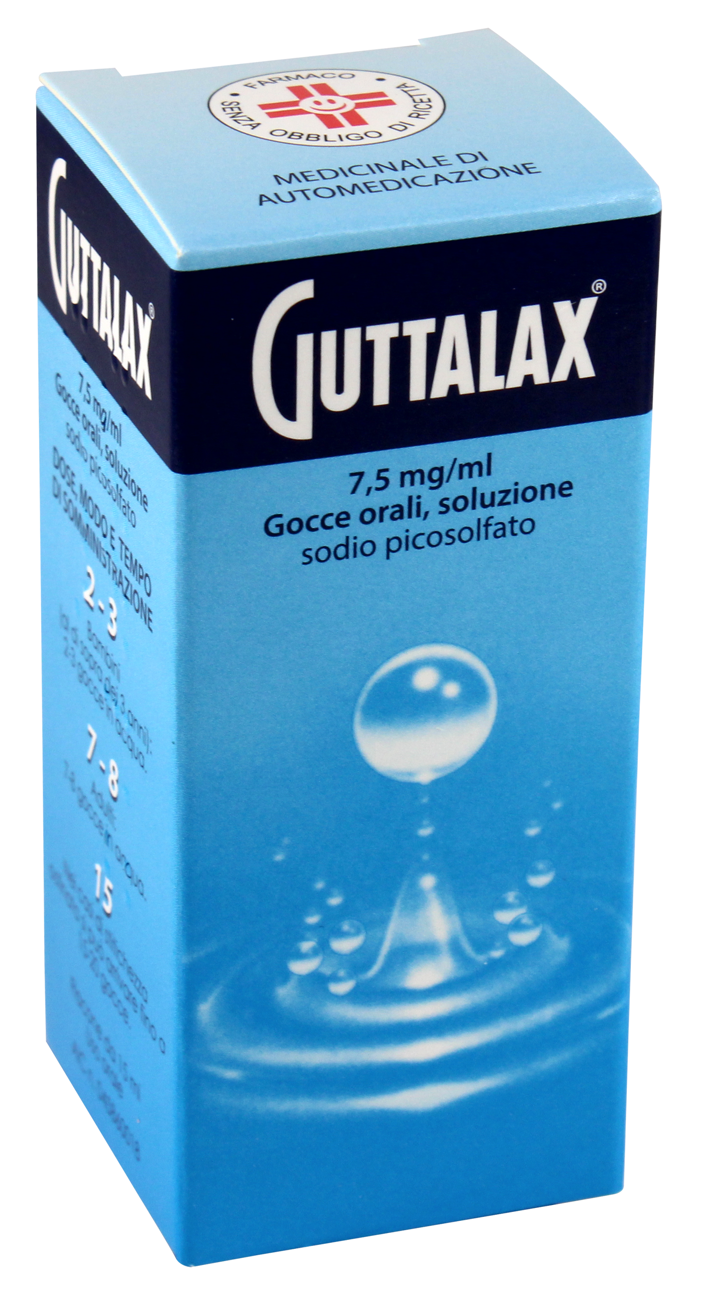 GUTTALAX 7,5 MG/ ML GOCCE SOLUZIONE ORALE FLACONE DA 15 ML