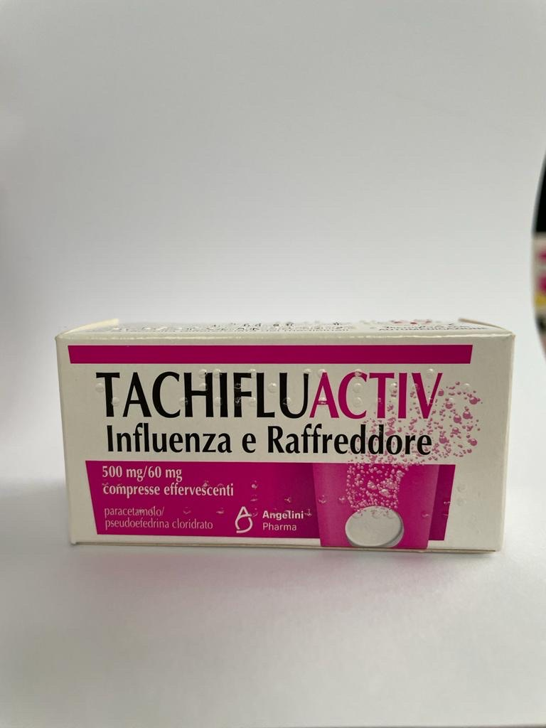 TACHIFLUACTIV INFL RAFFR 500 MG/60 MG COMPRESSE EFFERVESCENTI 10 COMPRESSE IN TUBO PP